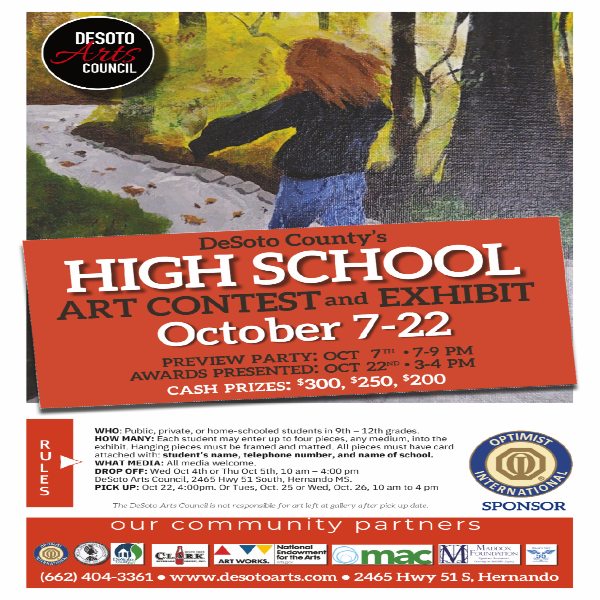 DeSoto County's High School Art Contest and Exhibit Visit DeSoto County