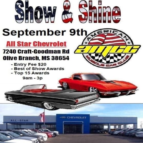 Show & Shine Car Show Visit DeSoto County