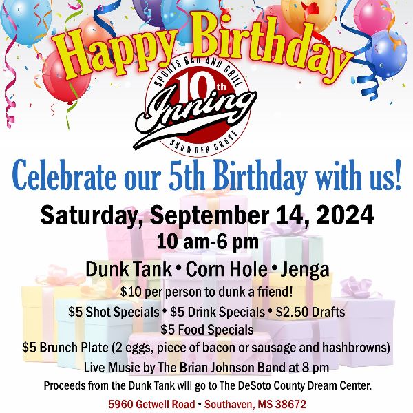 10th Inning's 5th Birthday Party